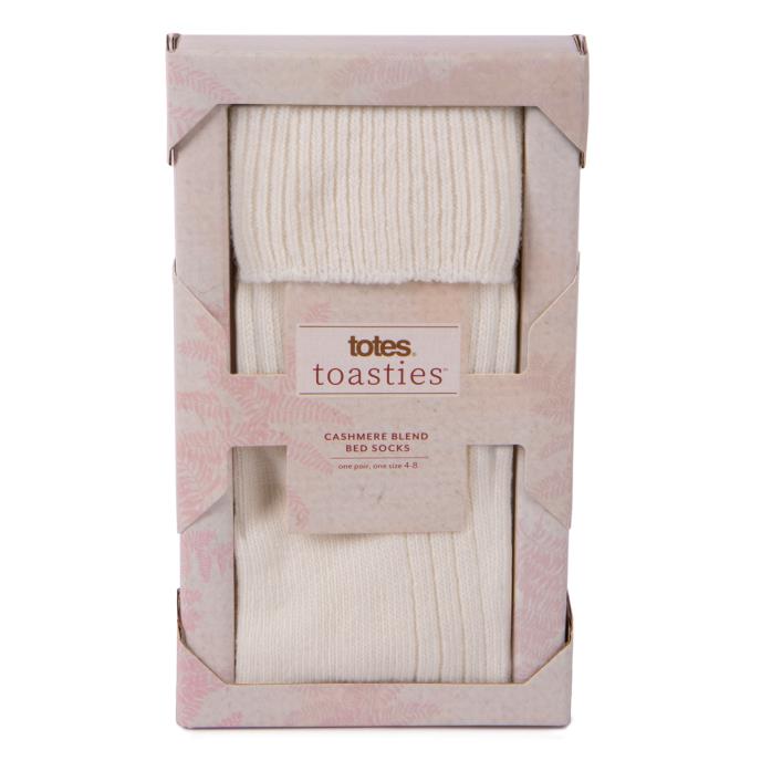 totes Ladies Cashmere Blend Socks Oat Extra Image 4